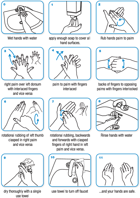 WHO Hand Washing Guidelines